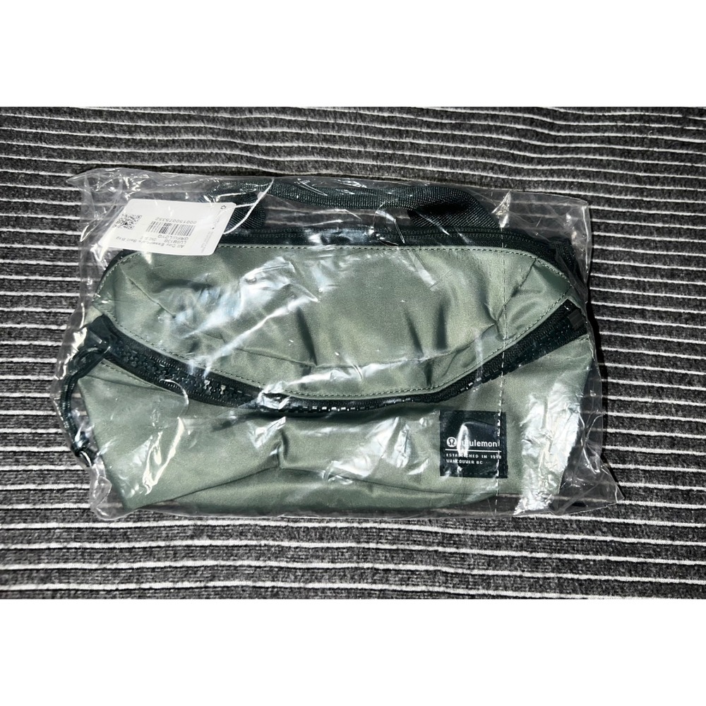 Lululemon All Day Essentials Belt Bag Grey Eucalyptus LU9B13S NWT